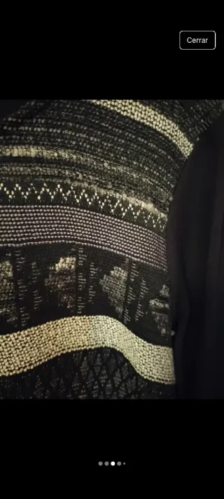 Vestido Cortefiel Negro y Gris