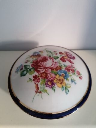 Portagioie vintage decorato floreale