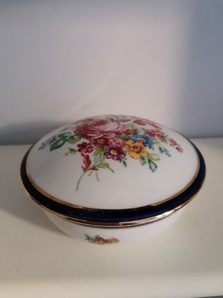 Portagioie vintage decorato floreale