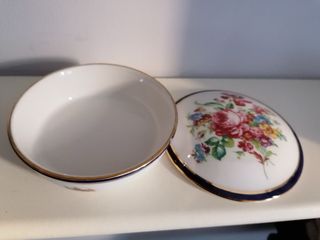 Portagioie vintage decorato floreale