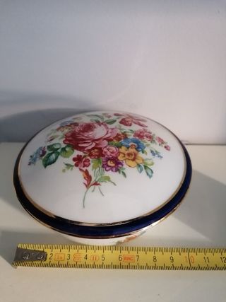 Portagioie vintage decorato floreale