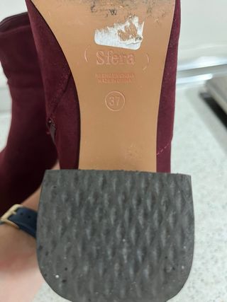 Botines Sfera Mujer Granate