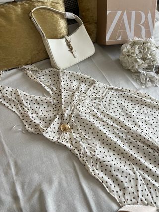 Mono largo halter Zara lunares