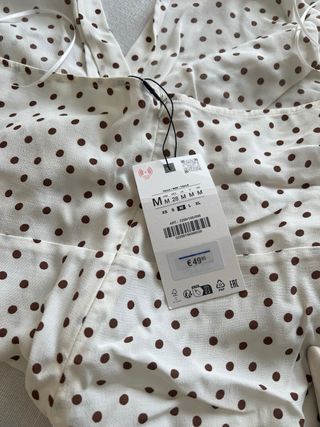 Mono largo halter Zara lunares