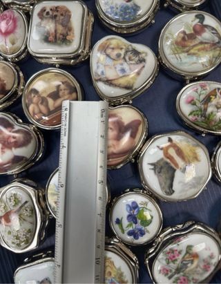 Scatoline portagioie/pillole con decori