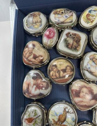 Scatoline portagioie/pillole con decori