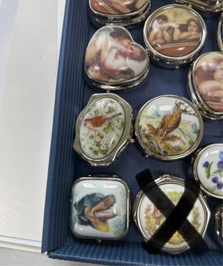 Scatoline portagioie/pillole con decori