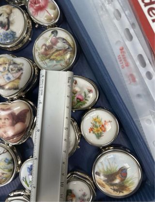 Scatoline portagioie/pillole con decori