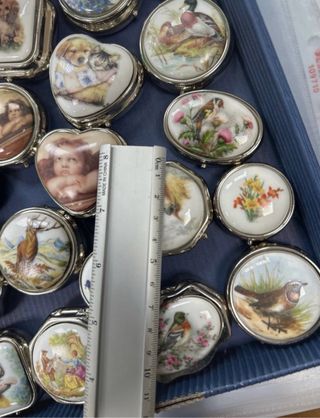 Scatoline portagioie/pillole con decori