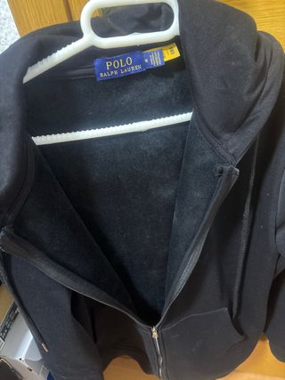 Sudadera Polo Ralph Lauren Negra Cremallera