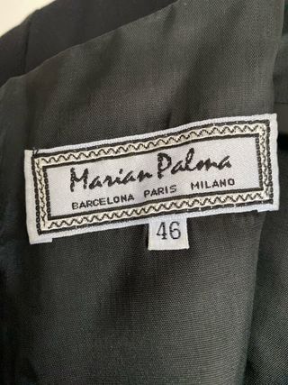 Vestido negro con cinturón