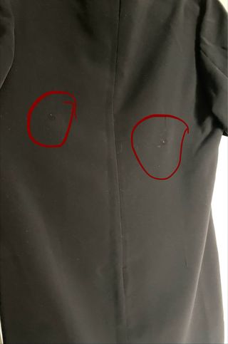 Vestido negro con cinturón
