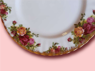 4 Platos Royal Albert Old Country Roses 20cm