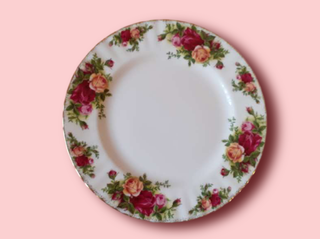 4 Platos Royal Albert Old Country Roses 20cm