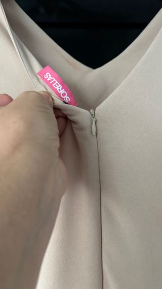 Vestido Flamenca Beige Volantes