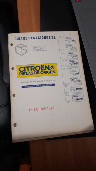 Guía de Tasaciones Citroën 1979