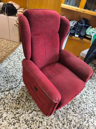 Sillón elevable y reclinable eléctrico