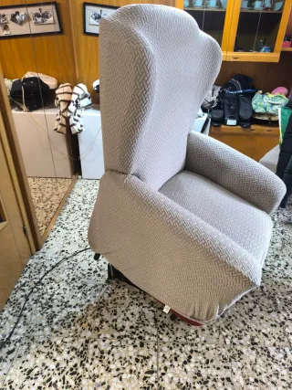 Sillón elevable y reclinable eléctrico