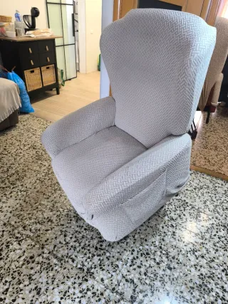 Sillón elevable y reclinable eléctrico