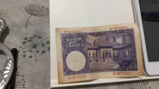 Billete 25 Pesetas Banco de España
