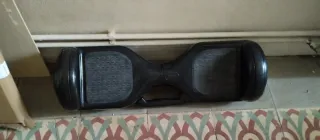 Patin hoverboard negro con manillar