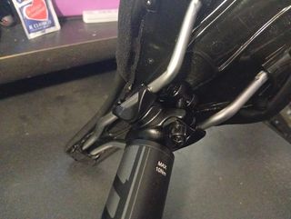 Sella MTB e reggisella 30,9 x 400mm alluminio