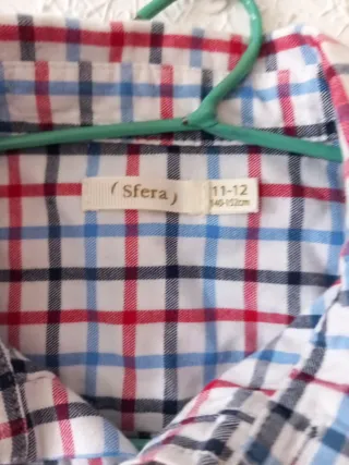 Camisa niño Sfera cuadros 11 años