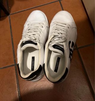 Scarpe D&G bianche e nere taglia 44