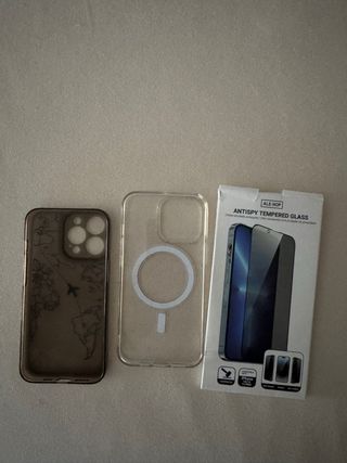 Funda y Cristal Templado iPhone 13 PRO