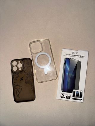 Funda y Cristal Templado iPhone 13 PRO
