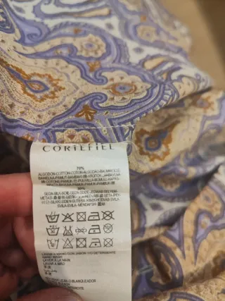 Blusa Cortefiel Seda Estampada