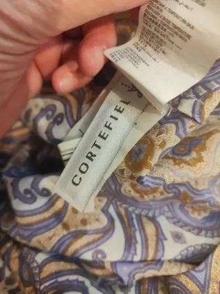 Blusa Cortefiel Seda Estampada