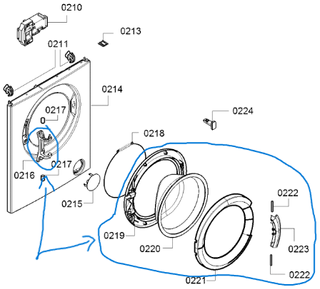 Porta Lavatrice Balay