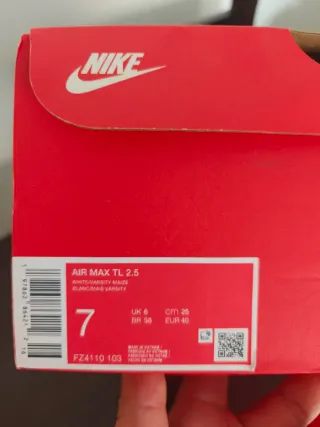 Nike Air Max TL 2.5 Azul Blanco y Amarillo