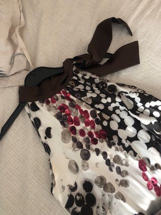 Vestido de fiesta/boda estampado