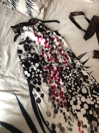 Vestido de fiesta/boda estampado