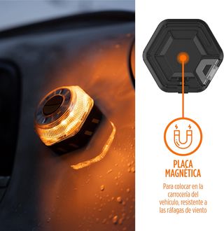 Ksix Luz de Emergencia V16 para Coche y Moto Homol