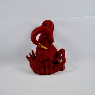 Figura Toro Aries Fuego Rojo Dorado