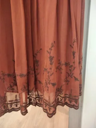 Vestido Zara Talla Única Marrón