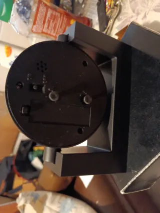 Reloj de mesa negro