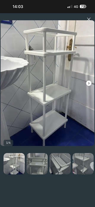 Incluye envío - Estantería DYNAN IKEA Blanca