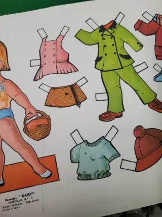 Muñeca Recortable Baby 1968