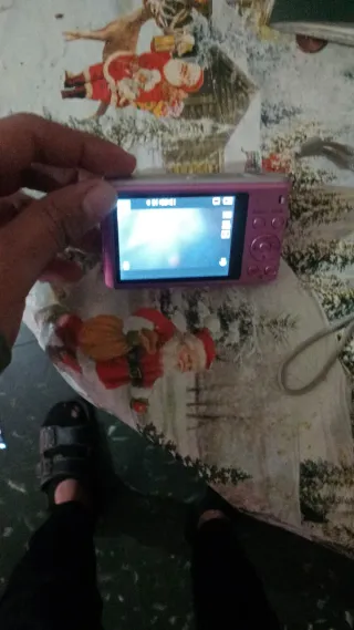 Cámara digital rosa