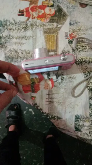 Cámara digital rosa