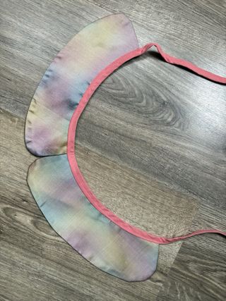 Collar tela mapa mundi cuello