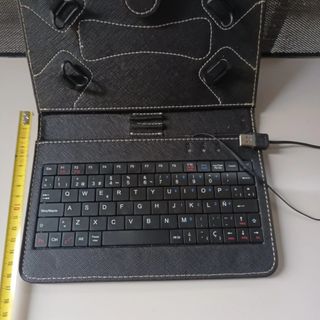 Funda con teclado USB para Tablet