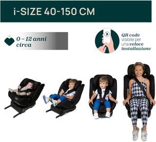Chicco Unico Evo I-Size Sillita de Auto, 0 a 36 Kg