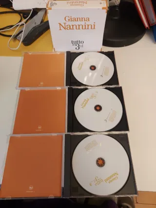 Lotto CD AC/DC, Nannini + Cassetta