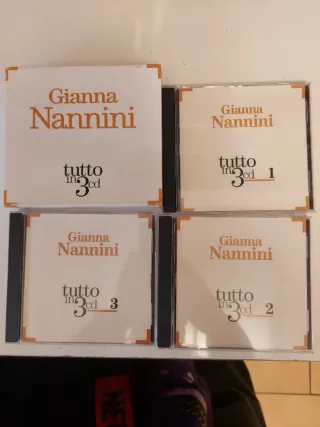 Lotto CD AC/DC, Nannini + Cassetta