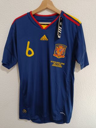 Camiseta Iniesta España Mundial 2010 Talla L
